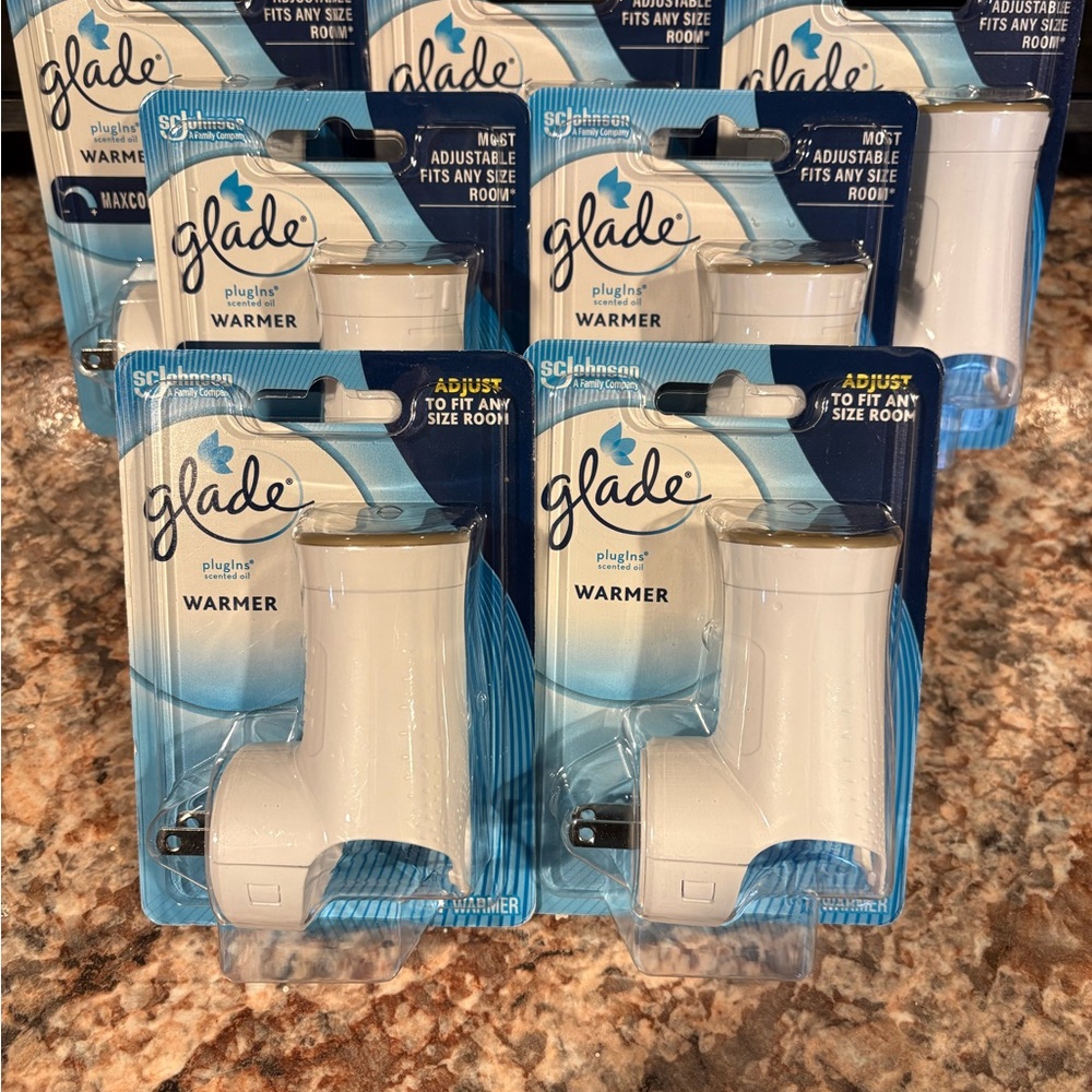 7 PACK NEW Glade White Plug-In Oil Warmer